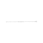 Robbez – Bracelet – Gourmette – Or Blanc