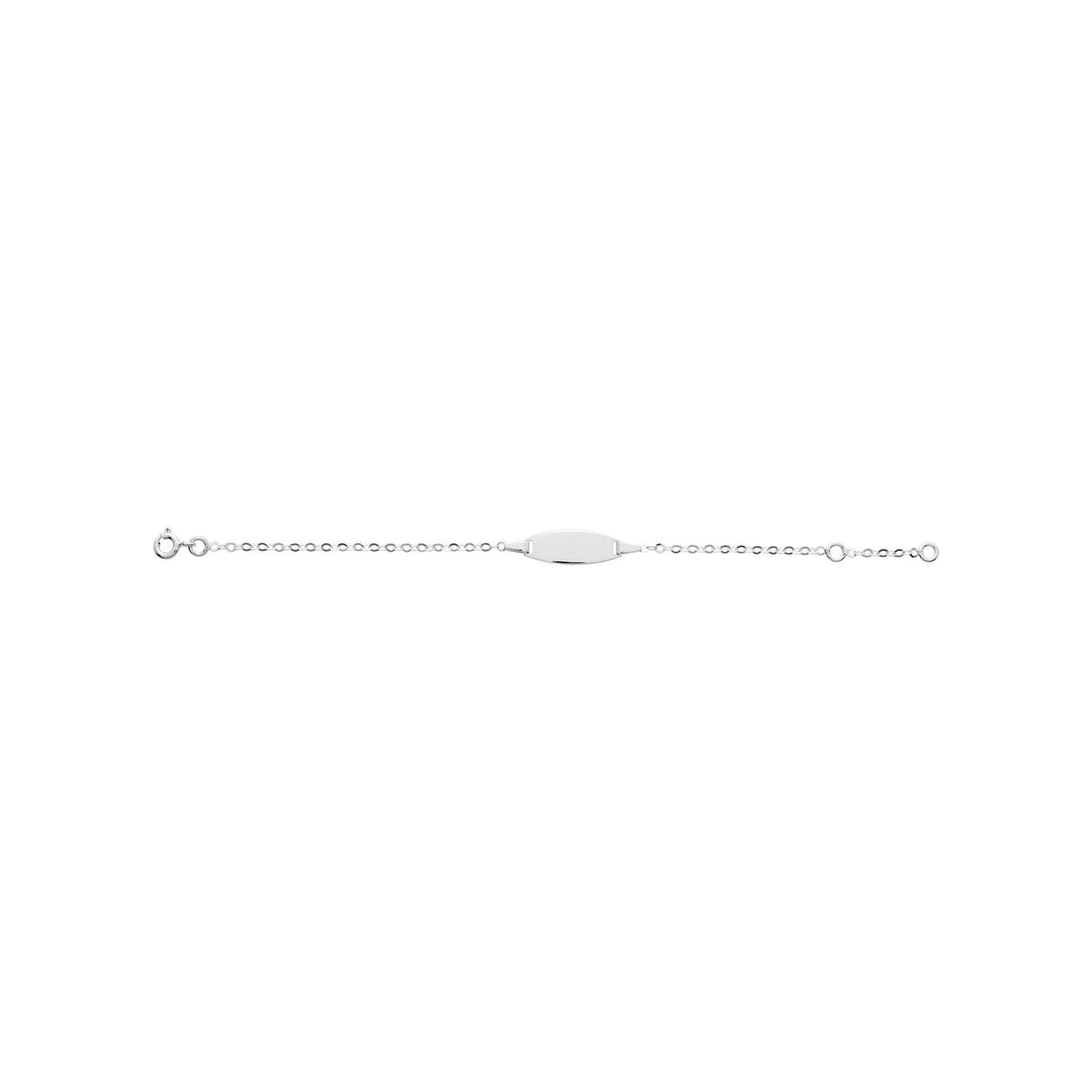 Robbez – Bracelet – Gourmette – Or Blanc