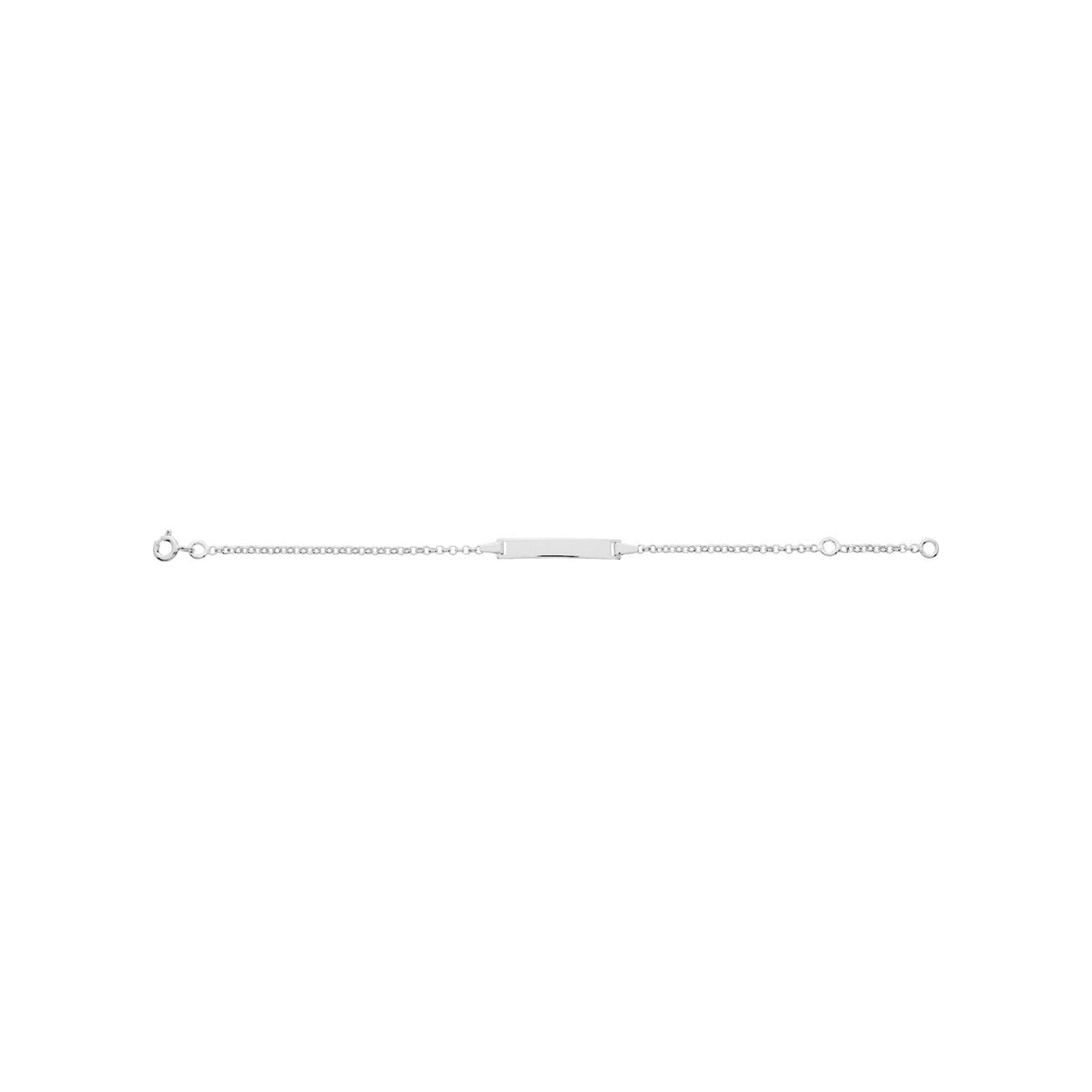 Robbez – Bracelet – Gourmette – Or Blanc