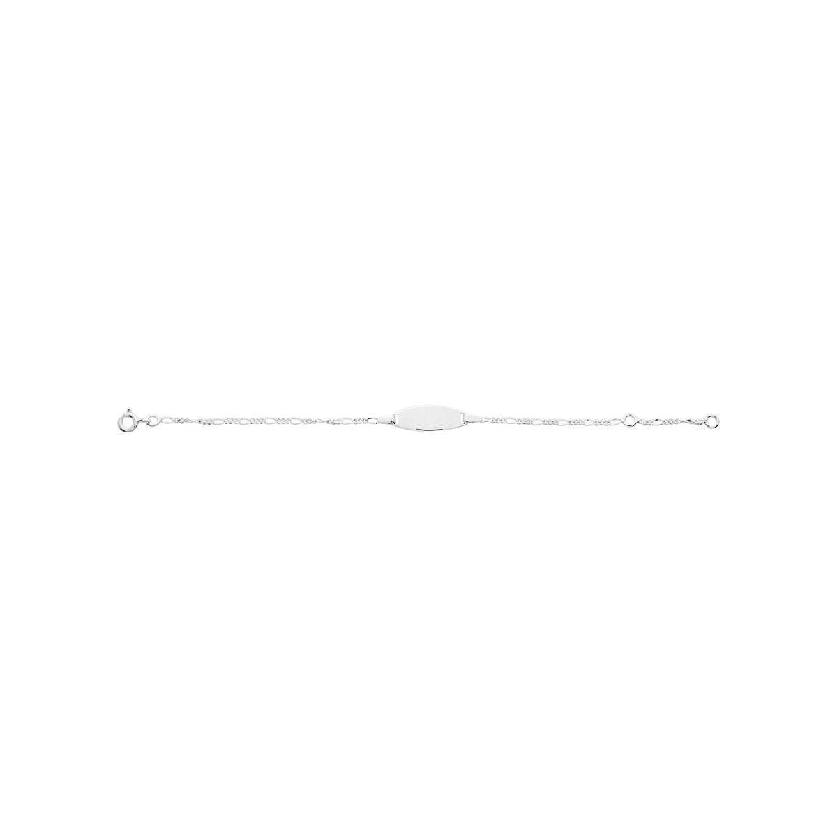 Robbez – Bracelet – Gourmette – Or Blanc