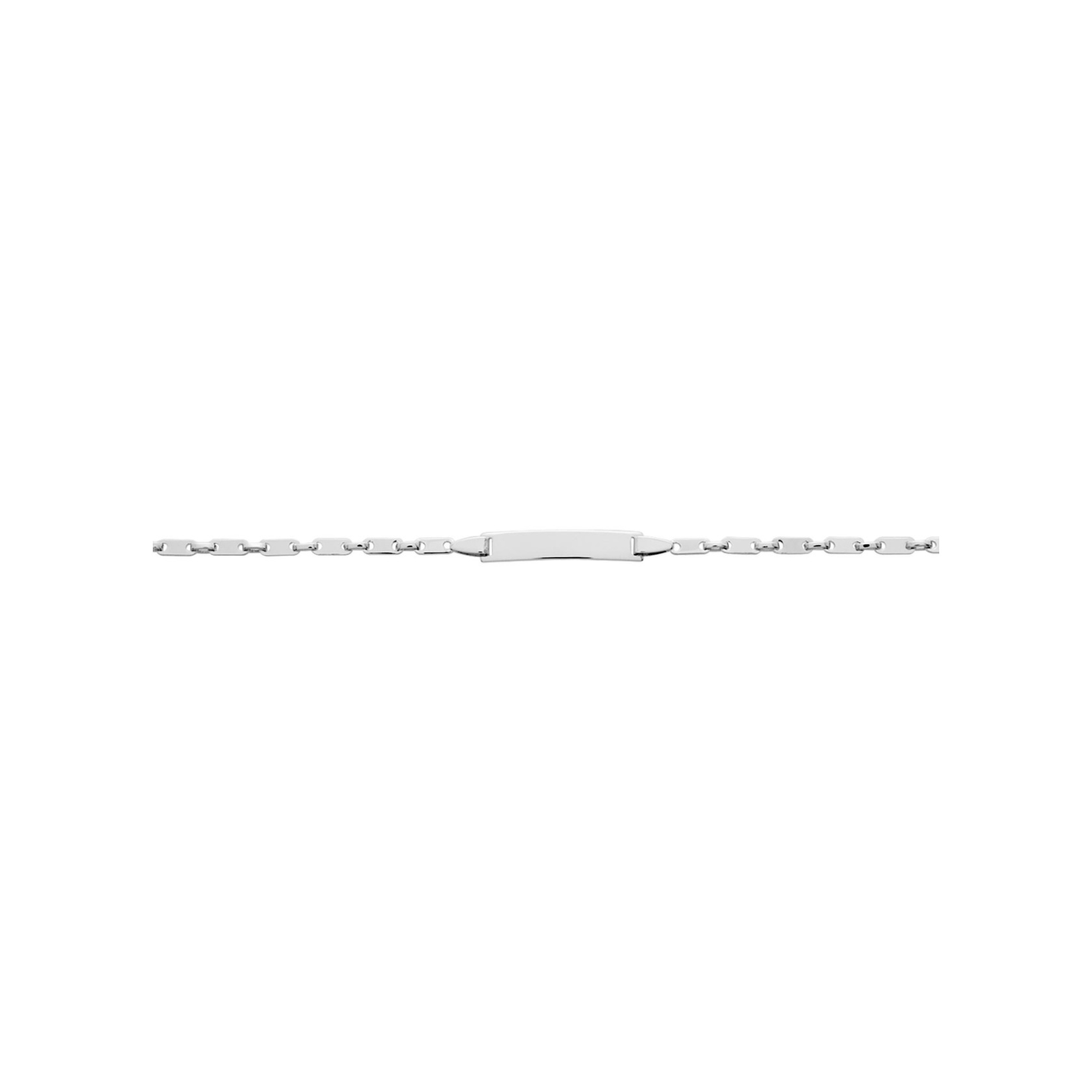 Robbez – Bracelet – Gourmette – Or Blanc
