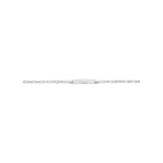 Robbez – Bracelet – Gourmette – Or Blanc