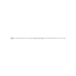 Robbez – Bracelet – Gourmette – Or Blanc – vue 2