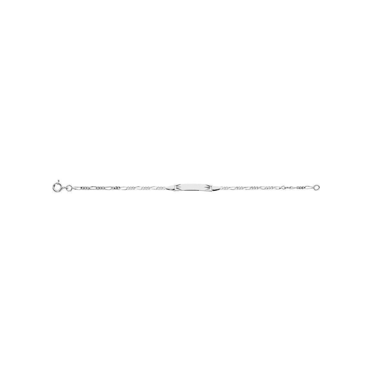 Robbez – Bracelet – Gourmette – Or Blanc