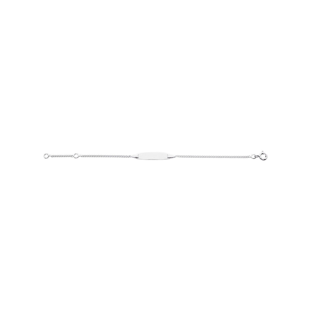 Robbez – Bracelet – Gourmette – Or Blanc