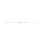 Robbez – Bracelet – Gourmette – Or Blanc