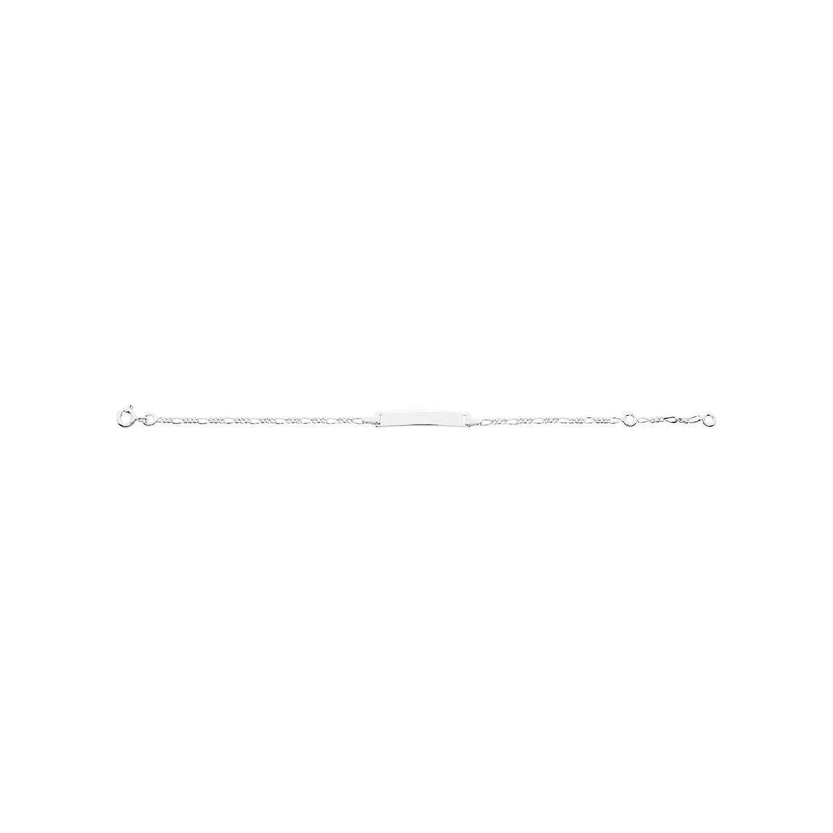 Robbez – Bracelet – Gourmette – Or Blanc