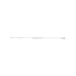 Robbez – Bracelet – Gourmette – Or Blanc