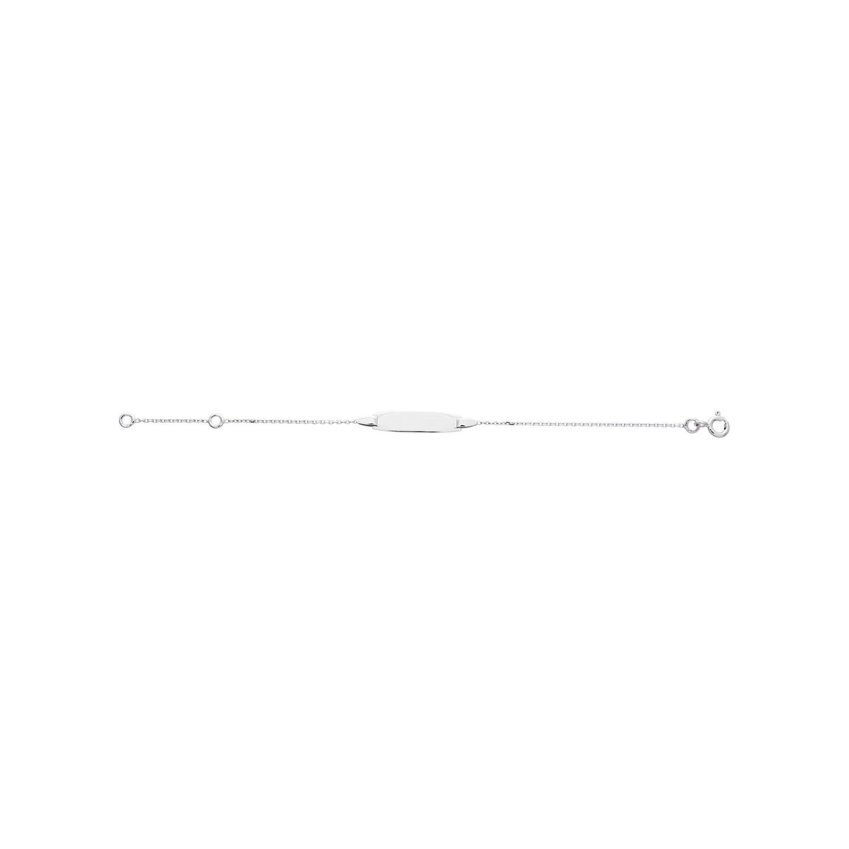 Robbez – Bracelet – Gourmette – Or Blanc