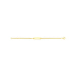 Robbez – Bracelet – Gourmette – Or Jaune