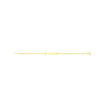 Robbez – Bracelet – Gourmette – Or Jaune