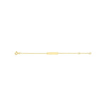 Robbez – Bracelet – Gourmette – Or Jaune