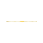 Robbez – Bracelet – Gourmette – Or Jaune