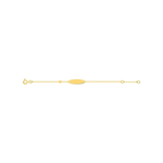 Robbez – Bracelet – Gourmette – Or jaune