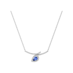 Robbez – Collier – Or Blanc, Saphir & Diamants