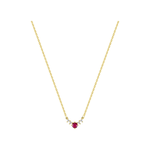 Robbez – Collier – Or Jaune, Rubis & Diamants