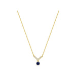 Robbez – Collier – Or Jaune, Saphir & Diamants