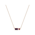 Robbez – Collier – Or Rose, Améthyste & Tourmaline