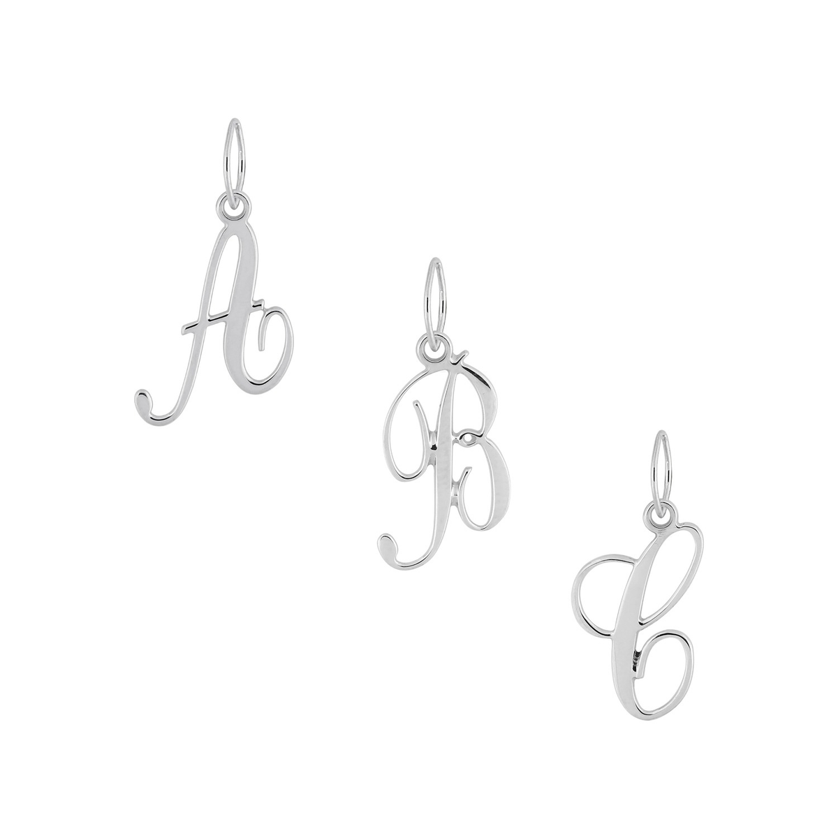 Robbez – Pendentif – Lettre A-Z – Or blanc