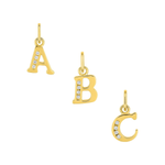 Robbez – Pendentif – Lettre A-Z – Or jaune