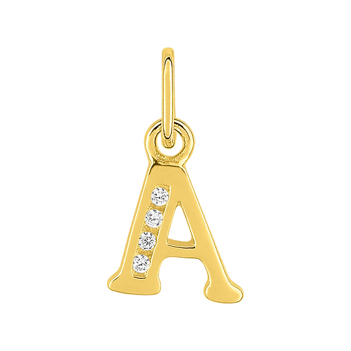 Robbez – Pendentif – Lettre A-Z – Or jaune – vue 2