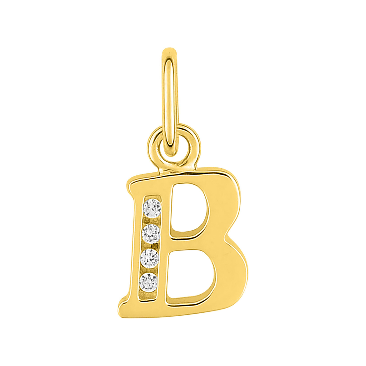 Robbez – Pendentif – Lettre A-Z – Or jaune – vue 3