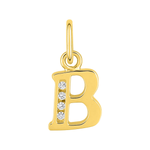 Robbez – Pendentif – Lettre A-Z – Or jaune – vue 3