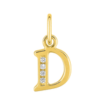 Robbez – Pendentif – Lettre A-Z – Or jaune – vue 5