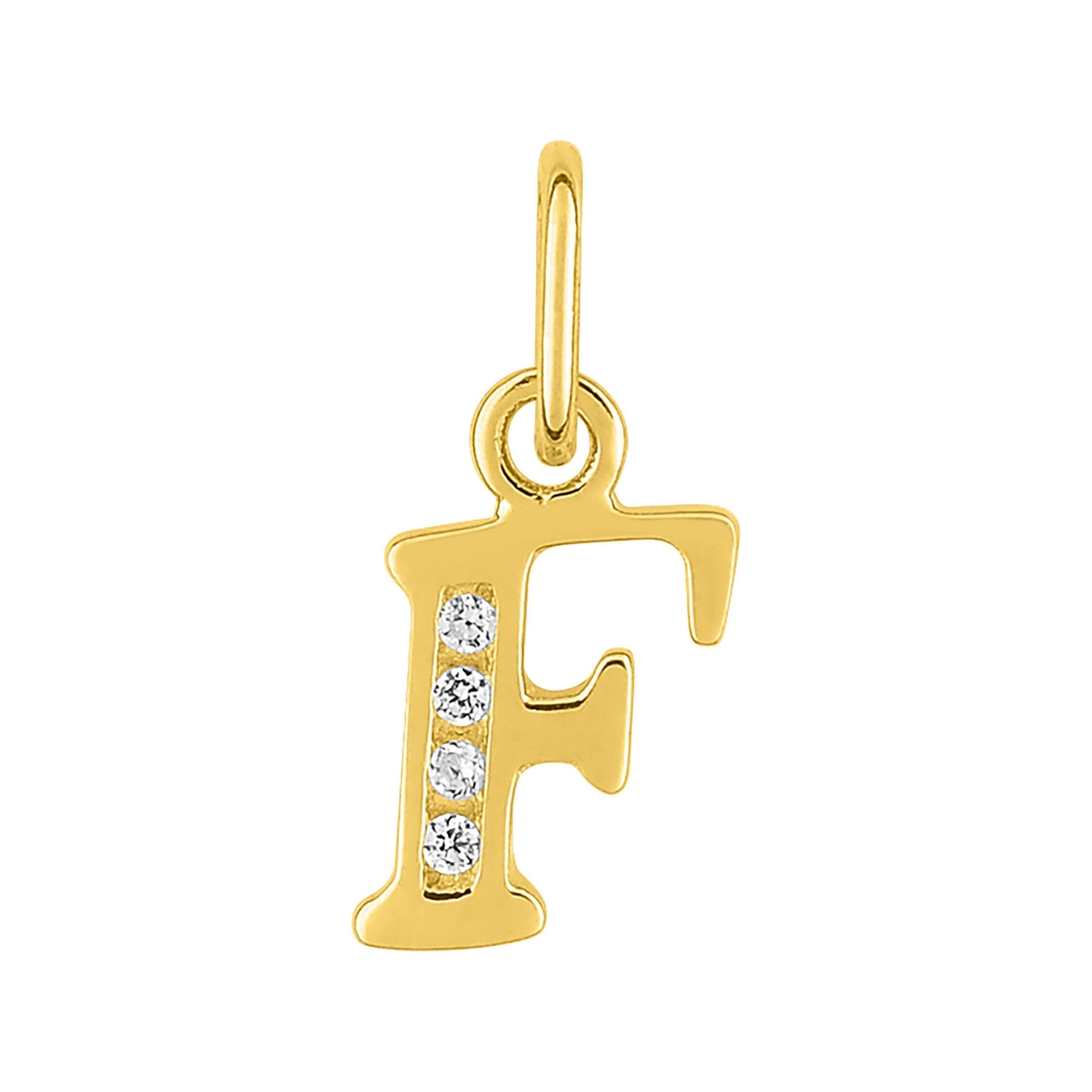 Robbez – Pendentif – Lettre A-Z – Or jaune – vue 7