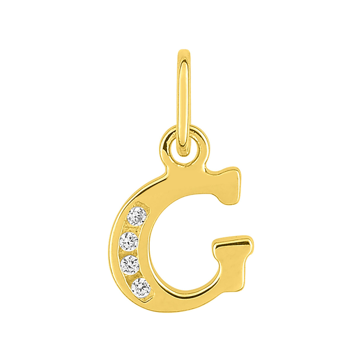 Robbez – Pendentif – Lettre A-Z – Or jaune – vue 8