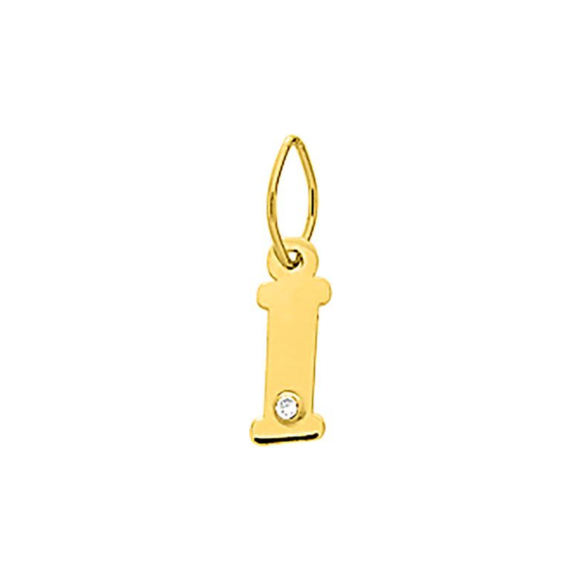 Robbez – Pendentif – Lettre – Or Jaune & diamant – vue 10