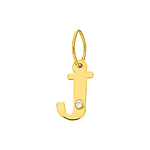 Robbez – Pendentif – Lettre – Or Jaune & diamant – vue 11