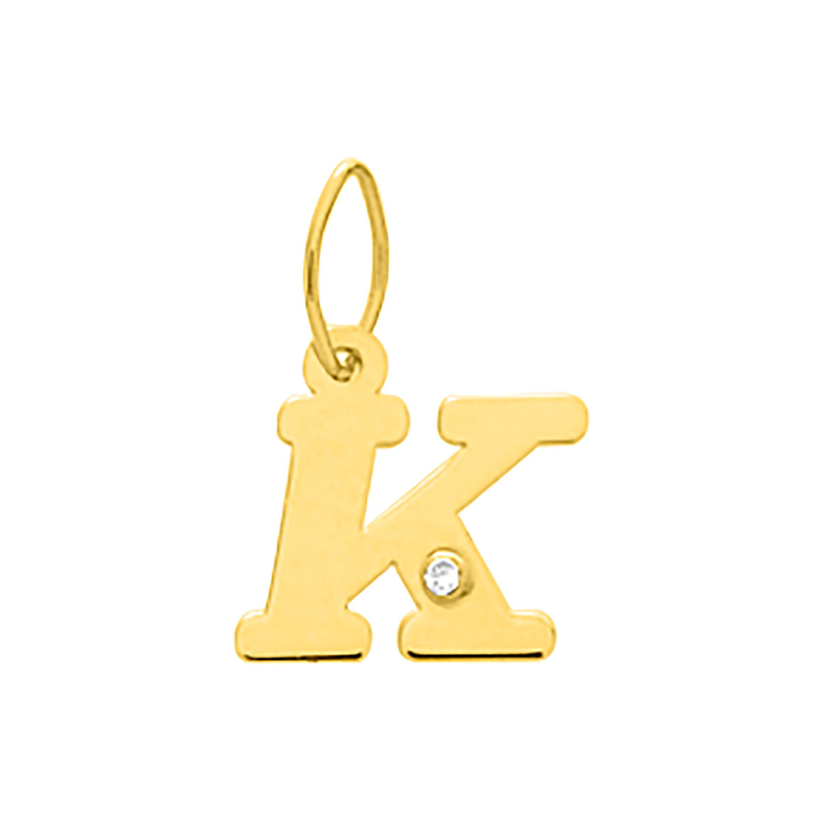 Robbez – Pendentif – Lettre – Or Jaune & diamant – vue 12