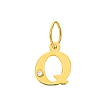 Robbez – Pendentif – Lettre – Or Jaune & diamant – vue 18
