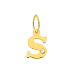 Robbez – Pendentif – Lettre – Or Jaune & diamant – vue 20