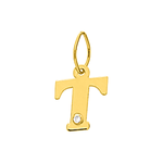 Robbez – Pendentif – Lettre – Or Jaune & diamant – vue 21