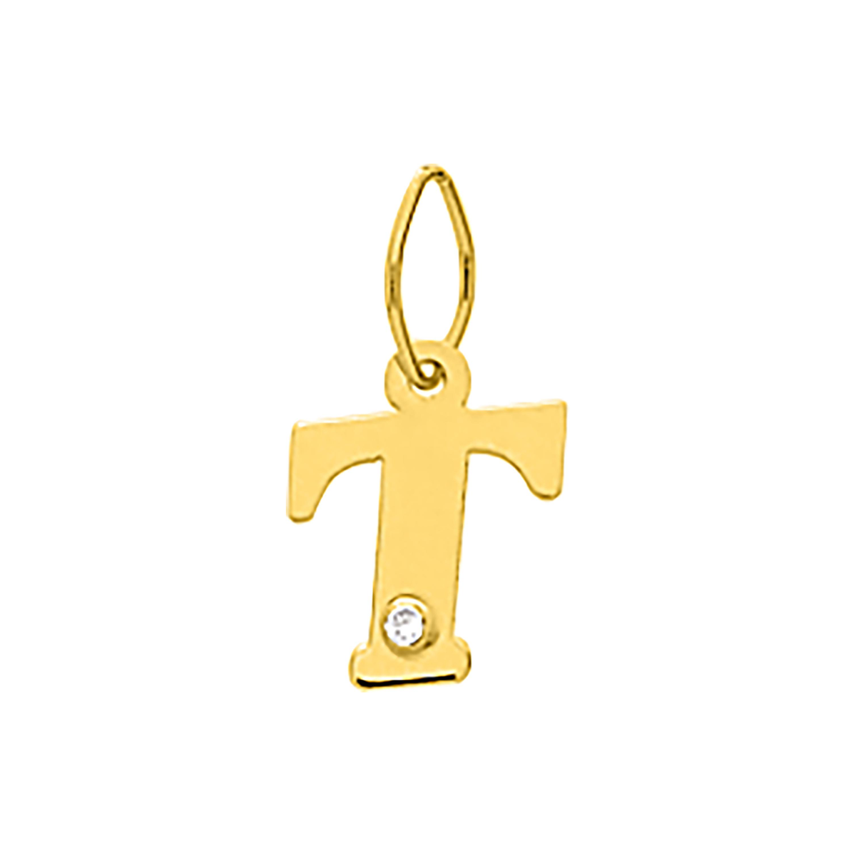 Robbez – Pendentif – Lettre – Or Jaune & diamant – vue 21