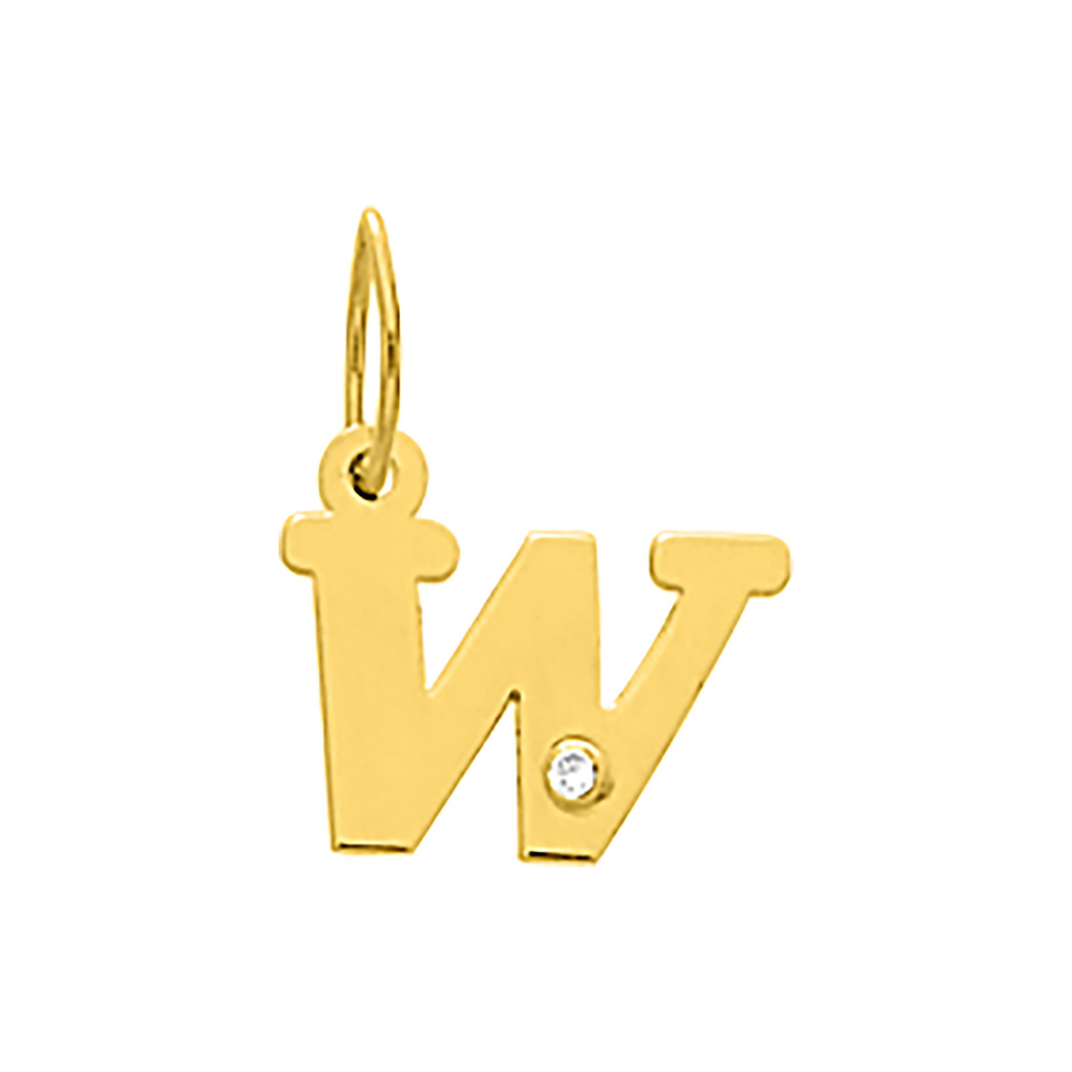 Robbez – Pendentif – Lettre – Or Jaune & diamant – vue 24