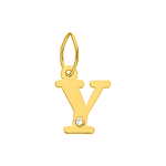Robbez – Pendentif – Lettre – Or Jaune & diamant – vue 26