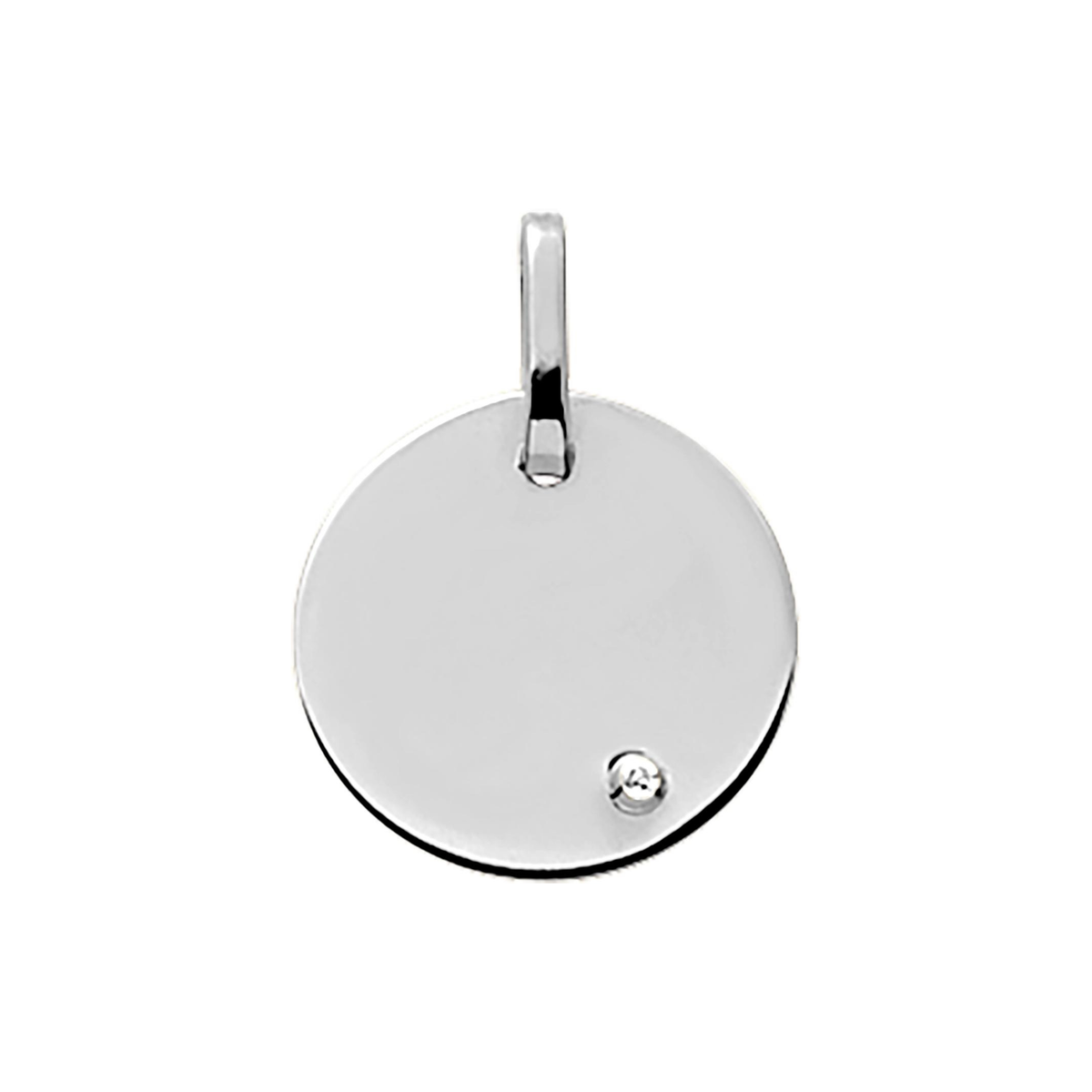 Robbez – Pendentif – Or Blanc + Di