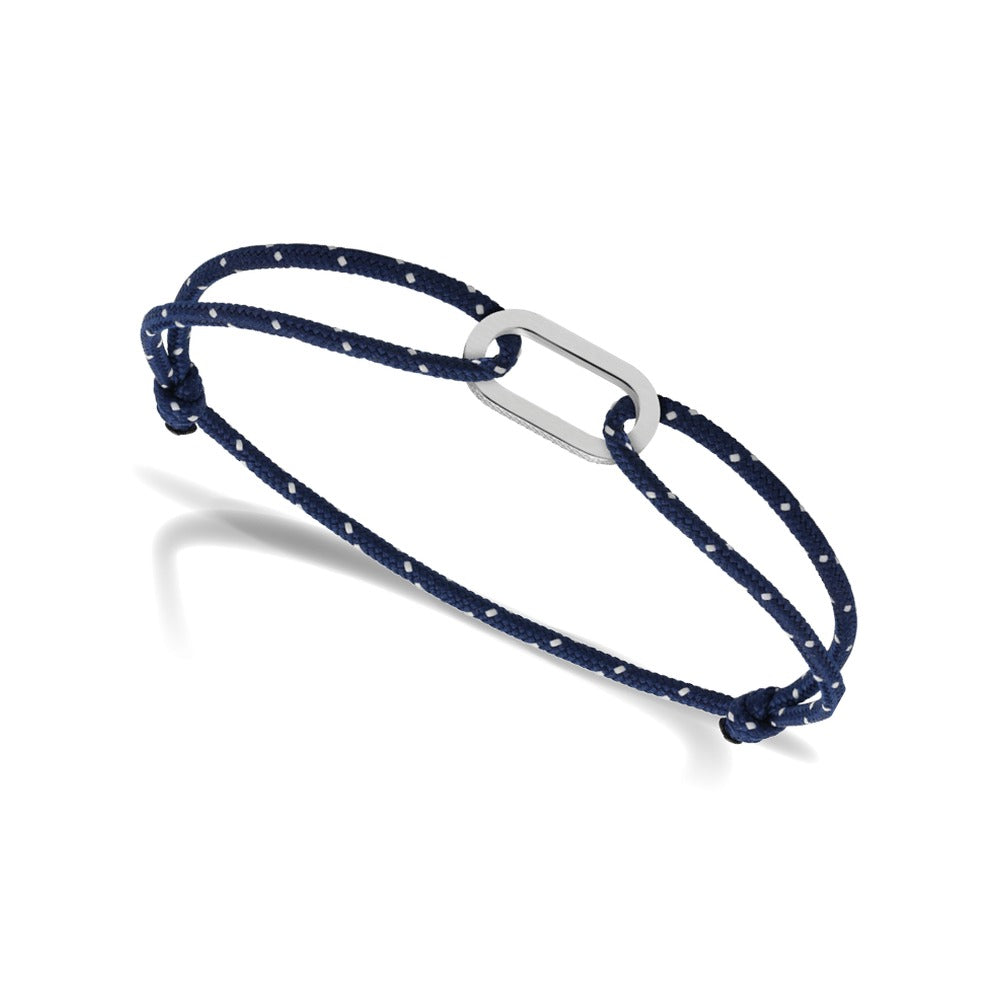 Rochet – Bracelet acier & cordon