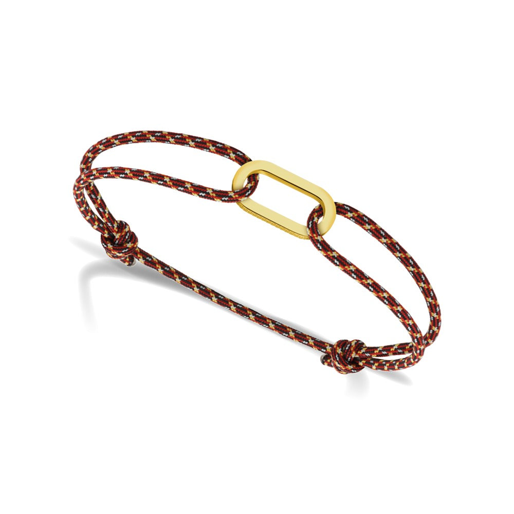 Rochet – Bracelet acier & cordon