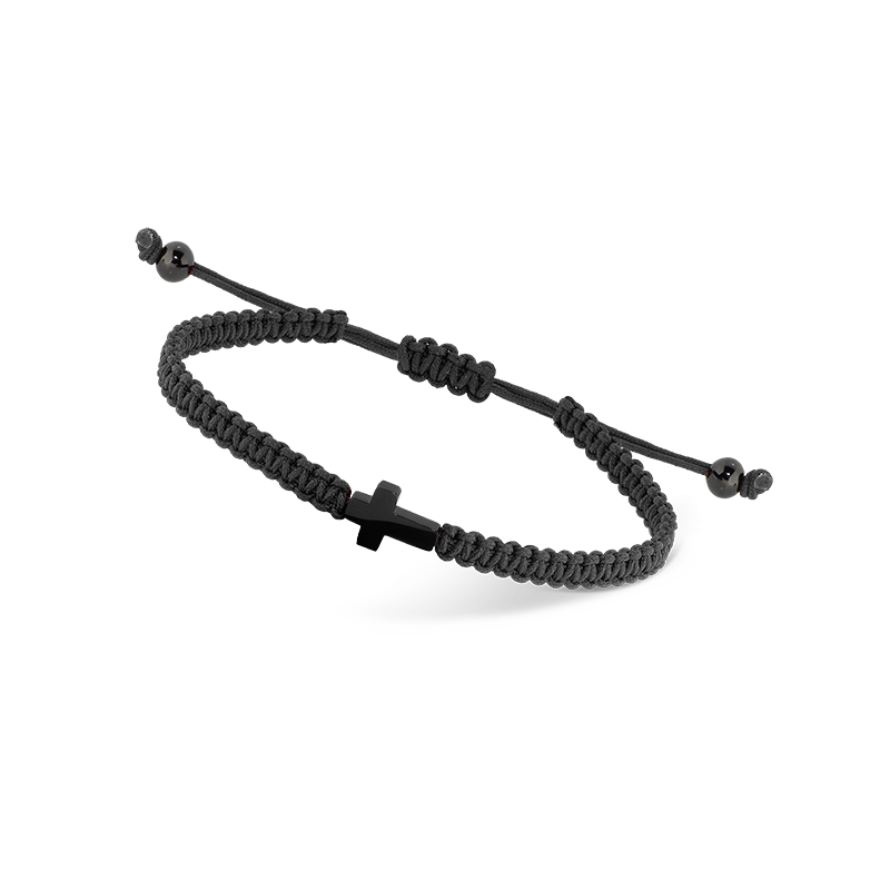 Rochet – Bracelet cordon & acier