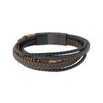 Rochet – Bracelet cuir & acier – vue 2