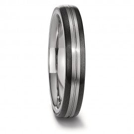 Titan Factory - Bague Titane & Carbone