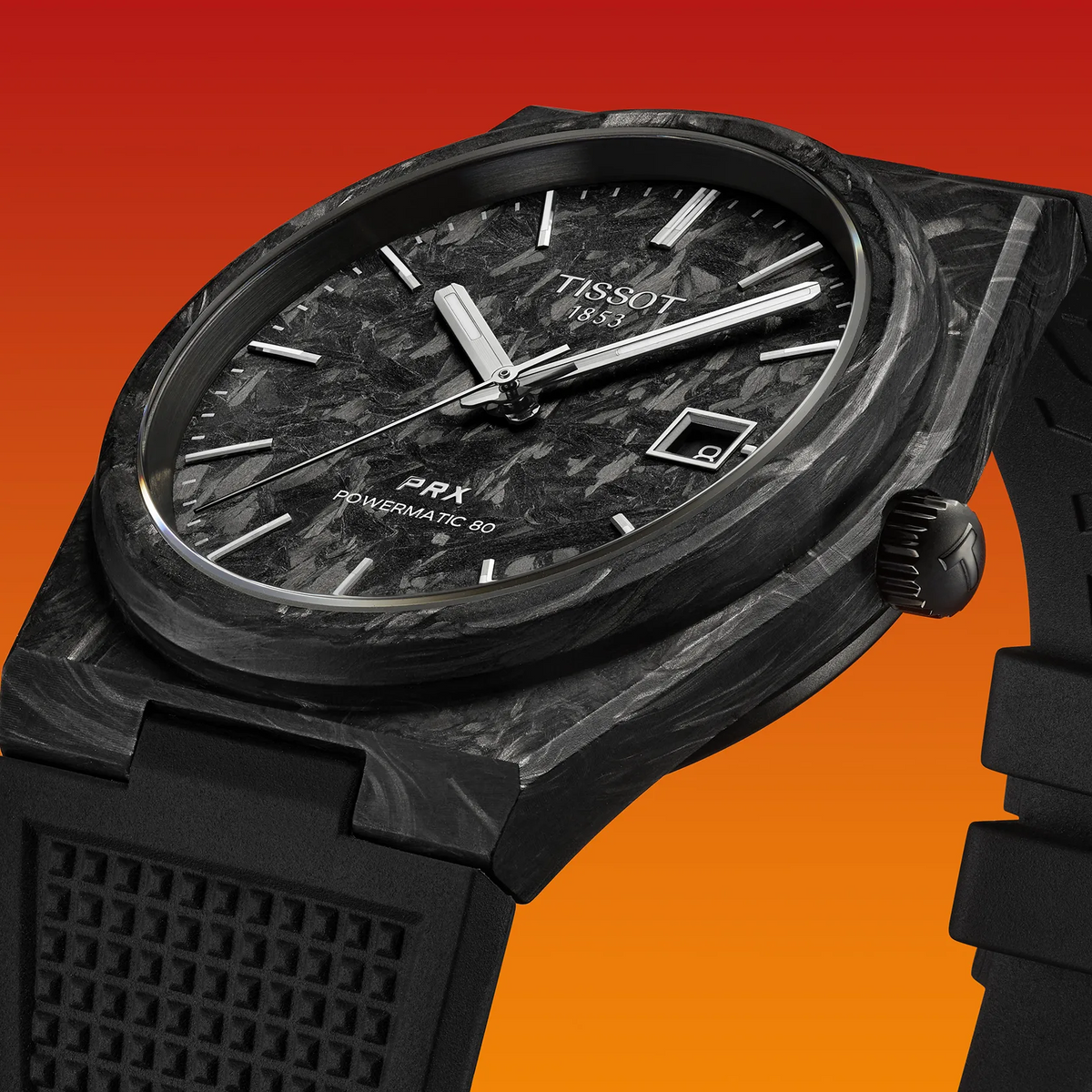 Tissot – T- Classic – PRX Automatique – Carbone – vue 2