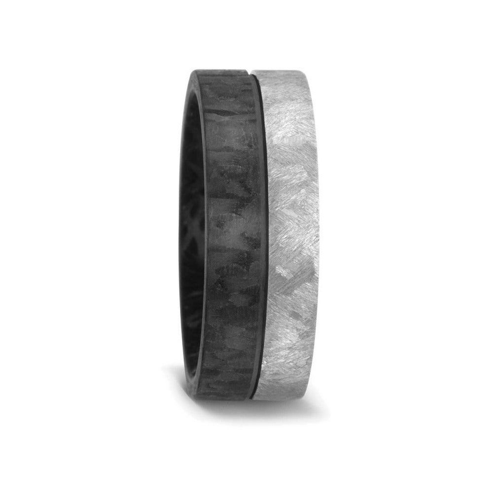 Titan Factory – Bague Titane & Carbone