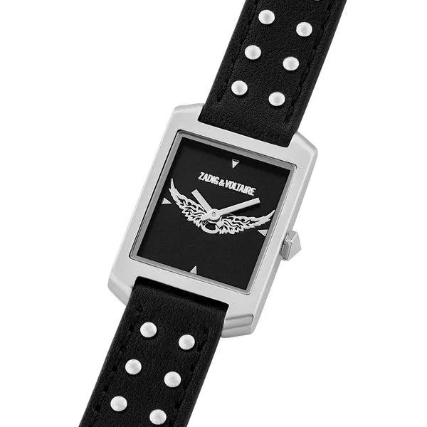 Zadig & Voltaire – Voltaire Leather Black – vue 2