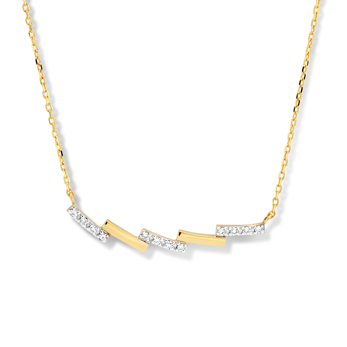 Beheyt - Collier - Or Jaune & diamants