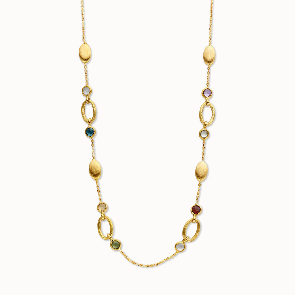 Femme Adorée - Collier - Or Jaune & Pierres Semi-précieuses
